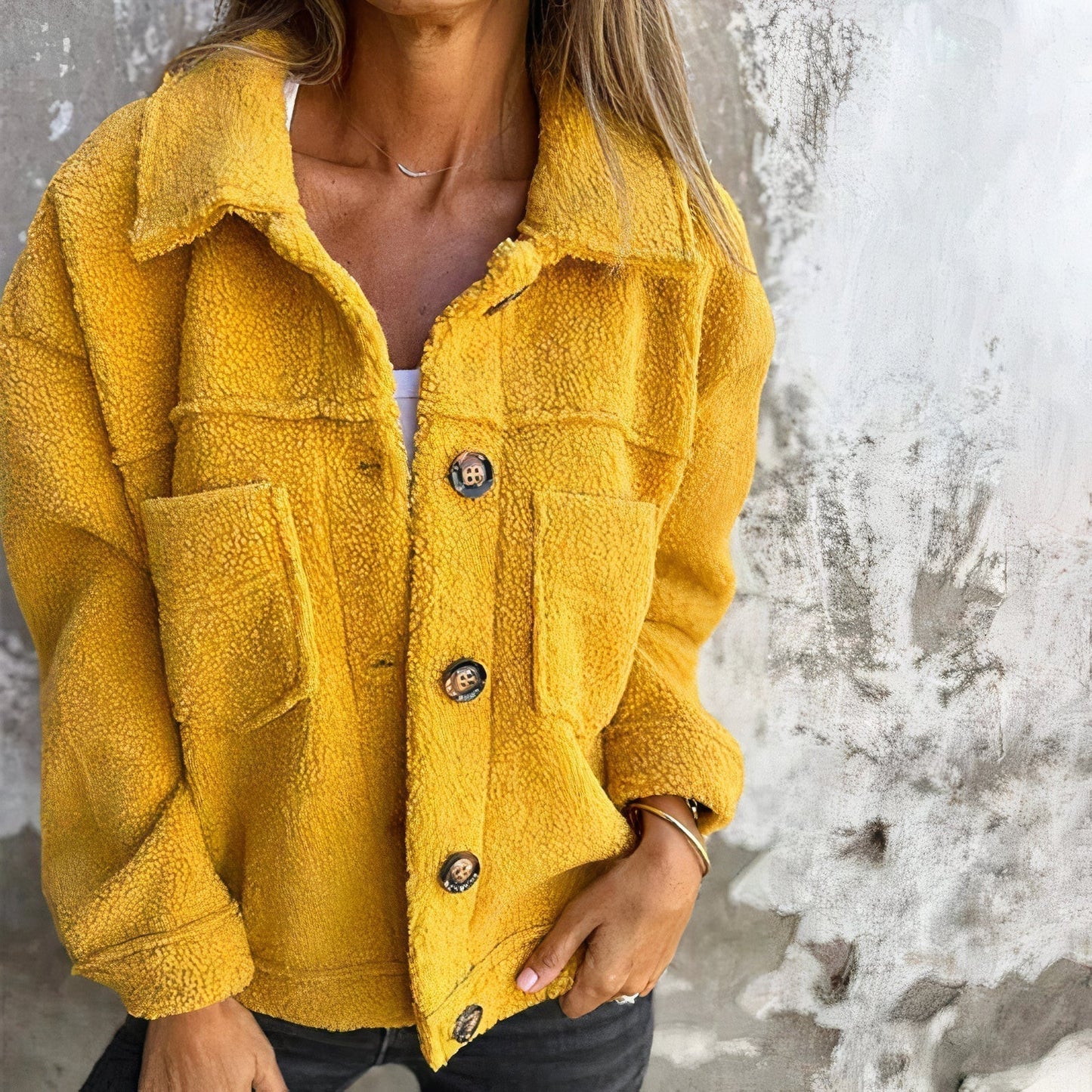 Krohn-e | Jacke Aus Weichem Teddy-Material - Marisol