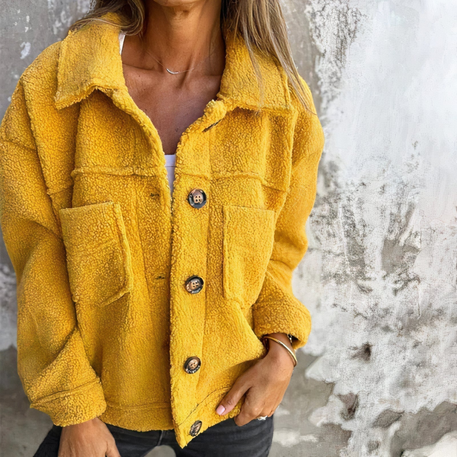 Krohn-e | Jacke Aus Weichem Teddy-Material - Marisol