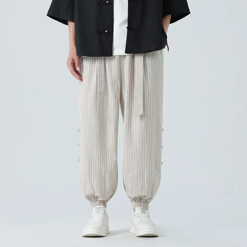 Elegante Baumwoll-Leinenhose für den Sommer – Odilo