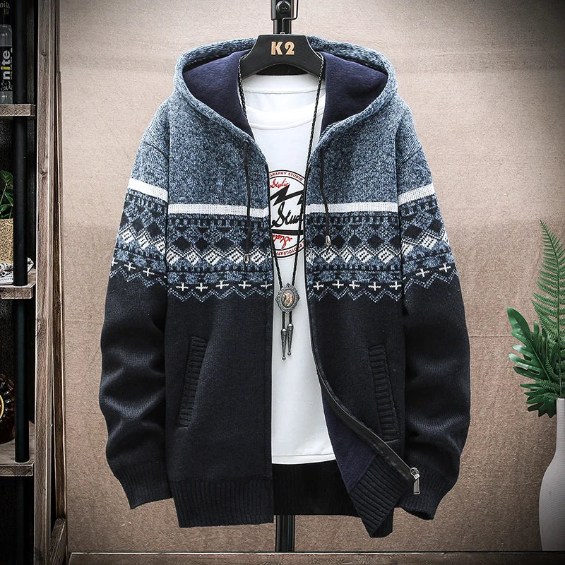 Moderne Karo-Winterjacke von Drevon