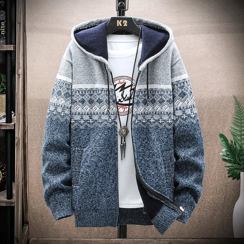 Moderne Karo-Winterjacke von Drevon