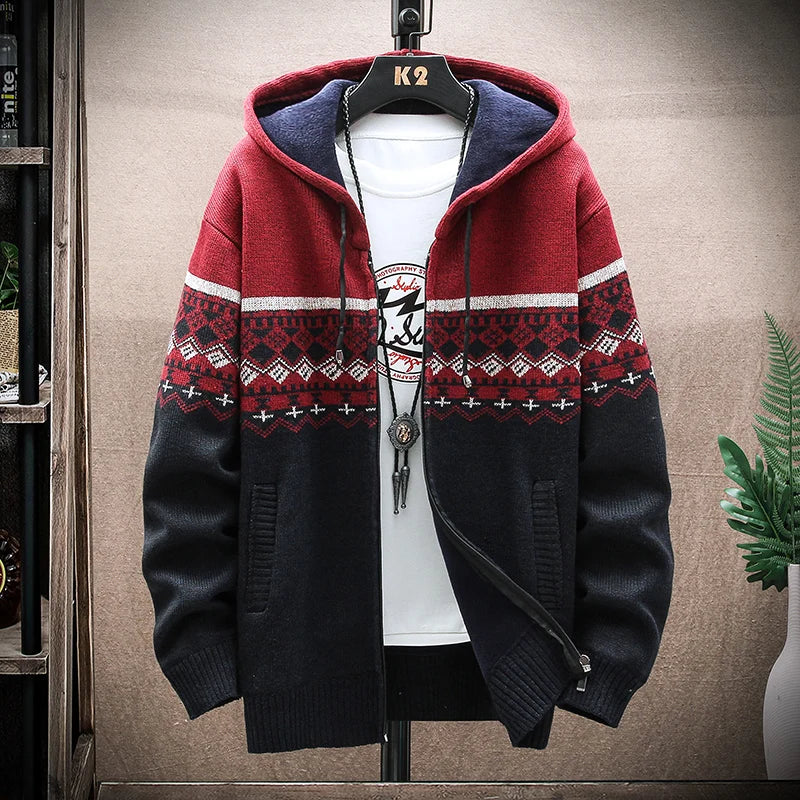 Moderne Karo-Winterjacke von Drevon