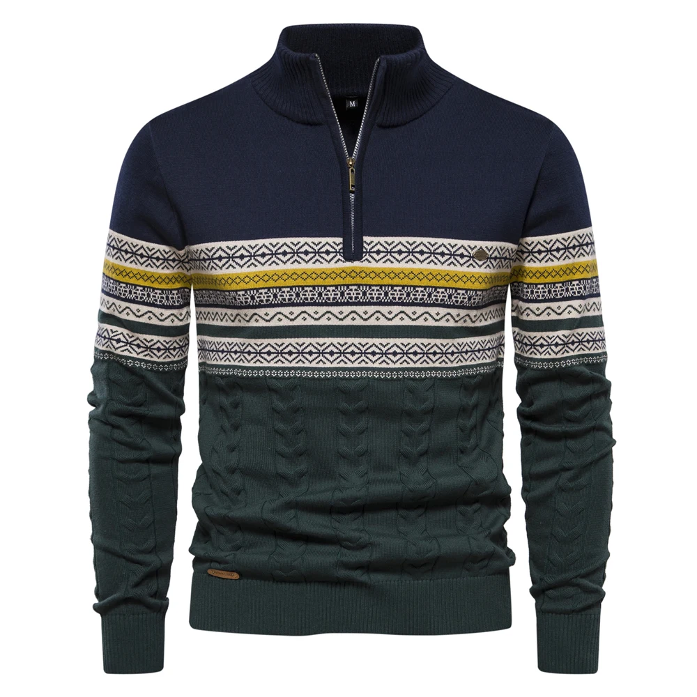Raimar Herrenpullover mit Reißverschluss