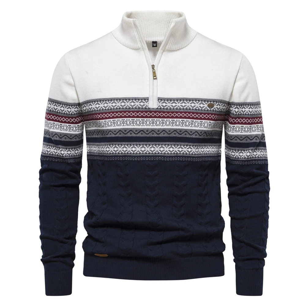 Raimar Herrenpullover mit Reißverschluss