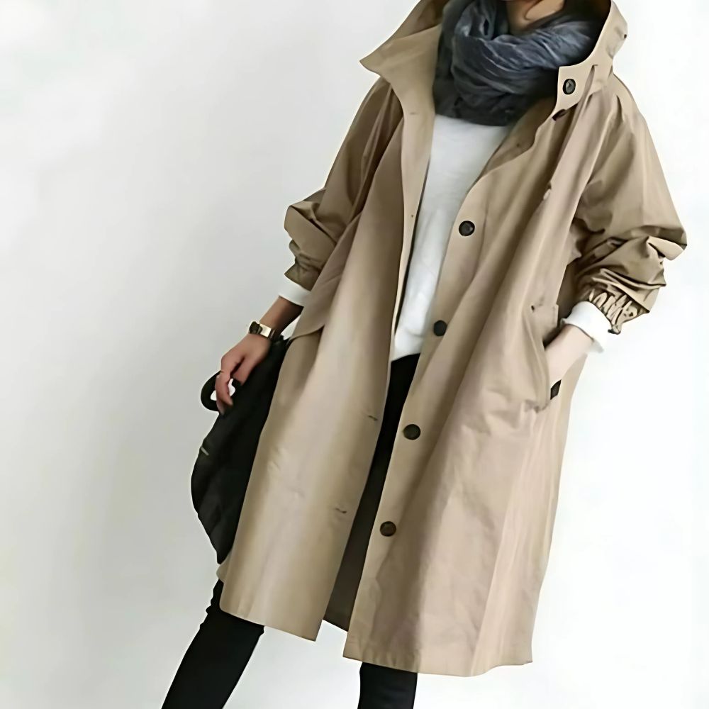Entspannter, wasserdichter Trenchcoat Constanze