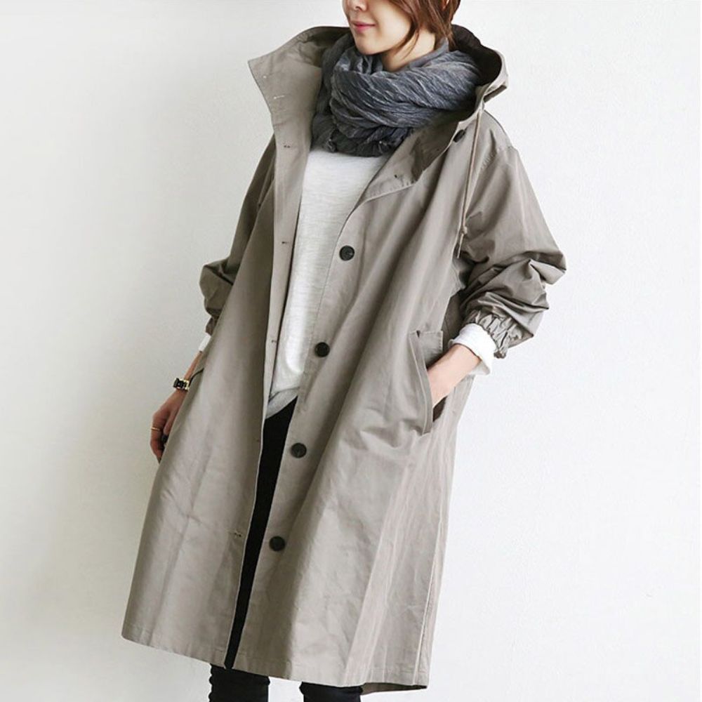 Entspannter, wasserdichter Trenchcoat Constanze