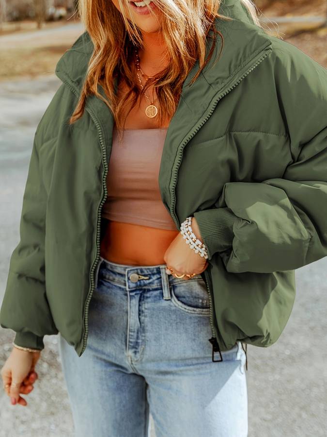 Elegantes, wasserdichtes, wattiertes Damenwinterjacke - Ursine