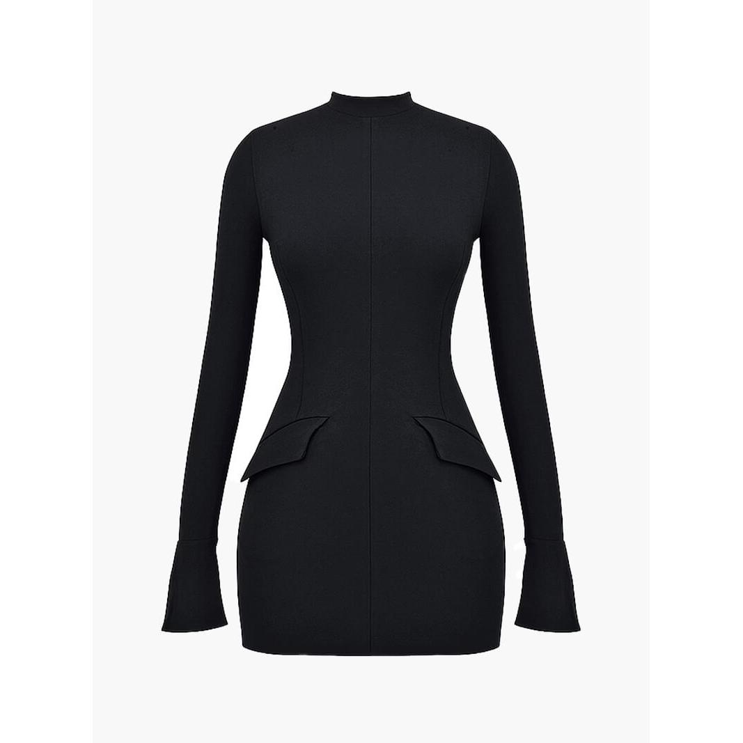 Elegantes Langarmkleid - Franze