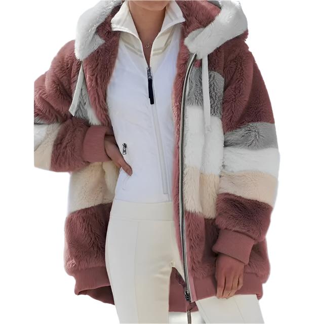 Modische Teddyjacke für Damen – Modell Karin