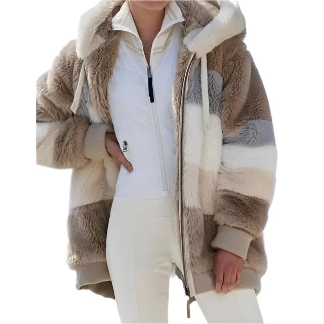 Modische Teddyjacke für Damen – Modell Karin