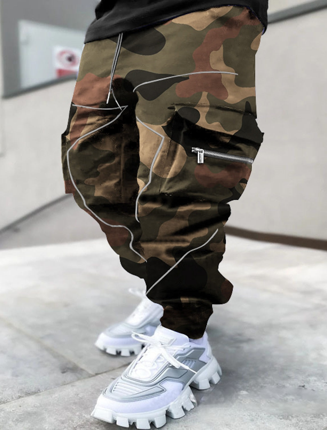 Sommerliche, modische Haremshosen von Friedrich