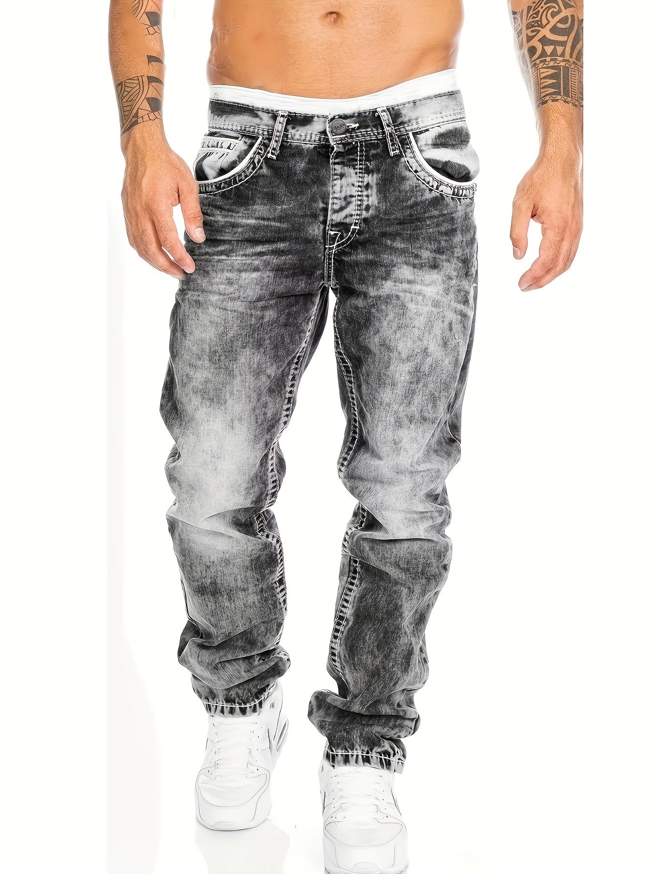 Moderne, schmale Jeans für Herren von Tigreal
