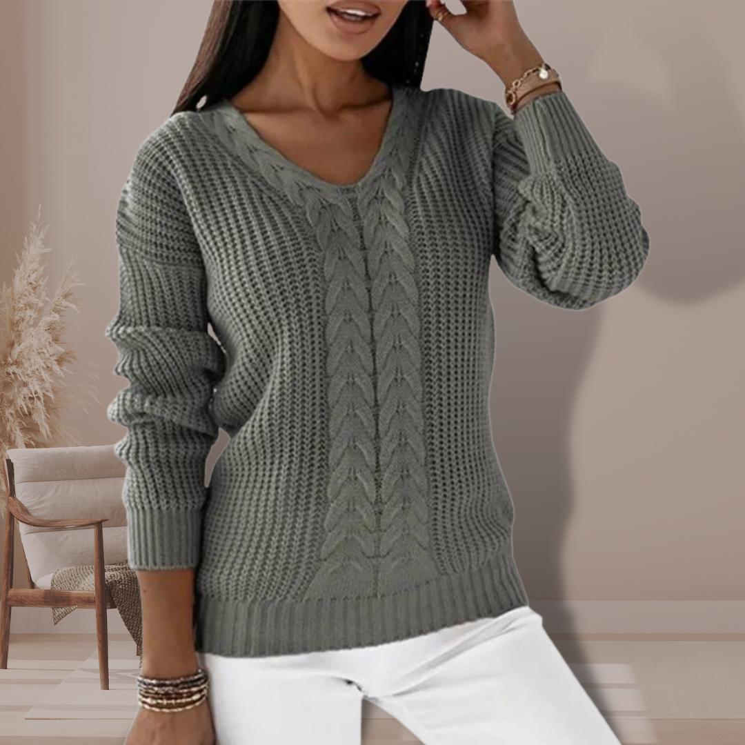 Trendiger Winterpullover Sabina