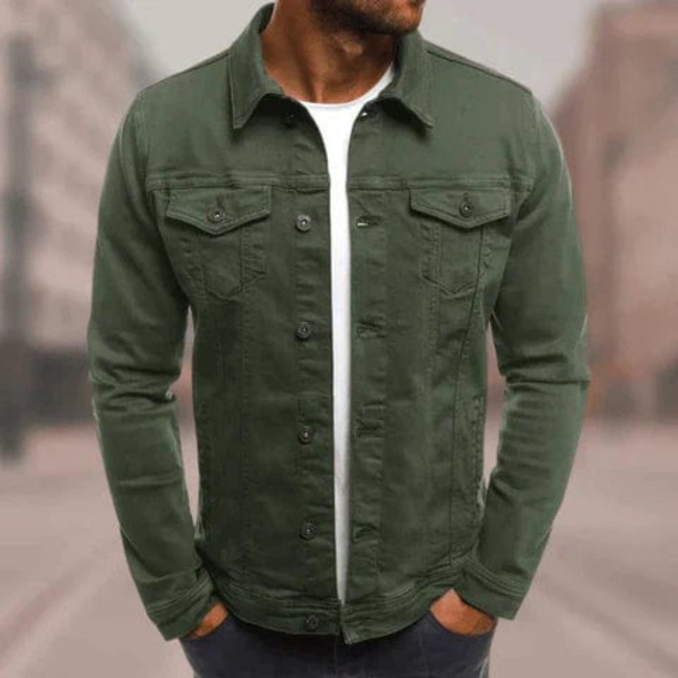 Modisches Herren-Denim-Sommerhemd von Hansel