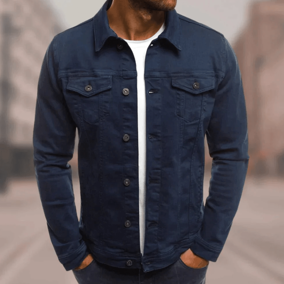 Modisches Herren-Denim-Sommerhemd von Hansel
