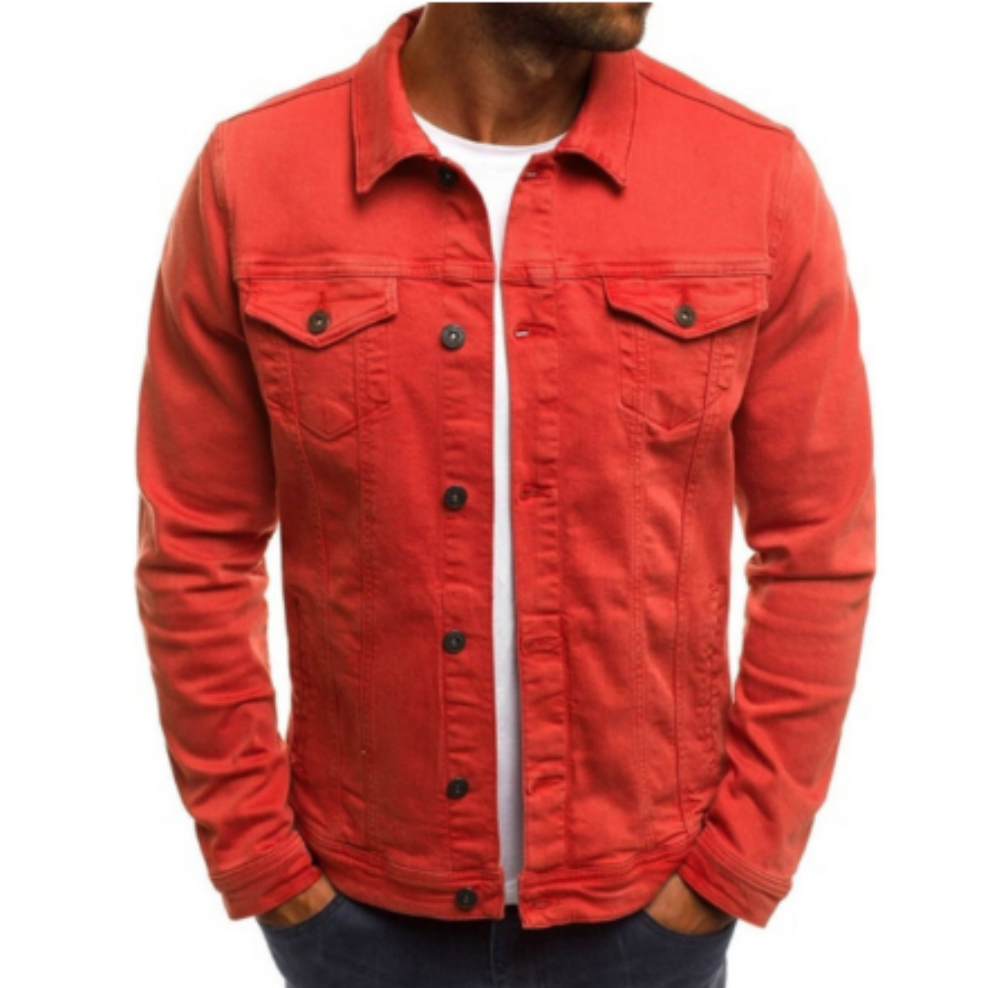 Modisches Herren-Denim-Sommerhemd von Hansel