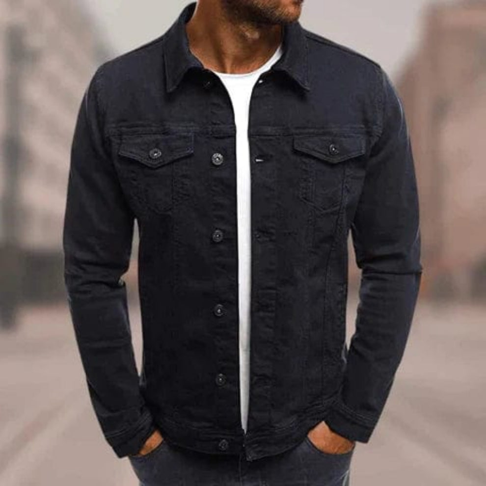Modisches Herren-Denim-Sommerhemd von Hansel