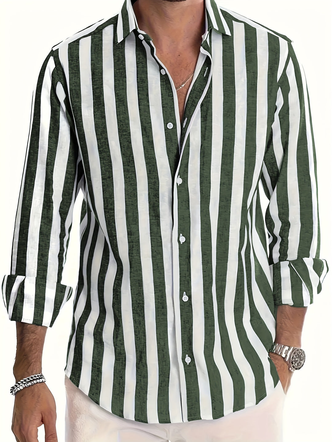 Modernes Herren-Langarm-Sommerhemd - Reynan