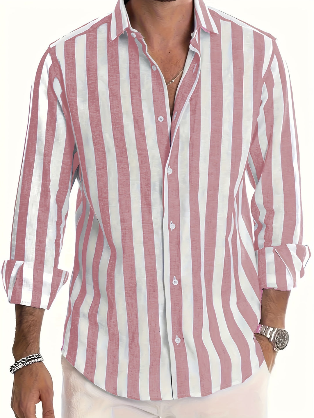 Modernes Herren-Langarm-Sommerhemd - Reynan