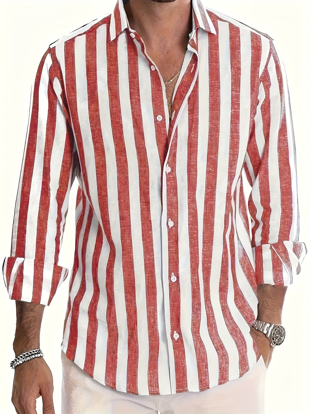 Modernes Herren-Langarm-Sommerhemd - Reynan