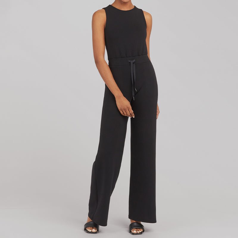 Damen-Overall Luisa: ärmelloser Jumpsuit mit O-Ausschnitt aus der Luisa-Kollektion