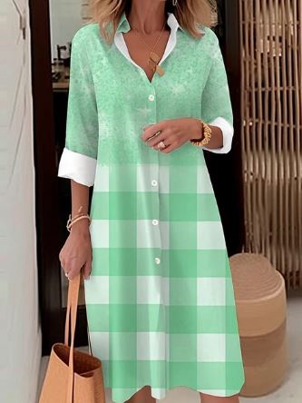 Anna: Elegantes Hemdblusenkleid