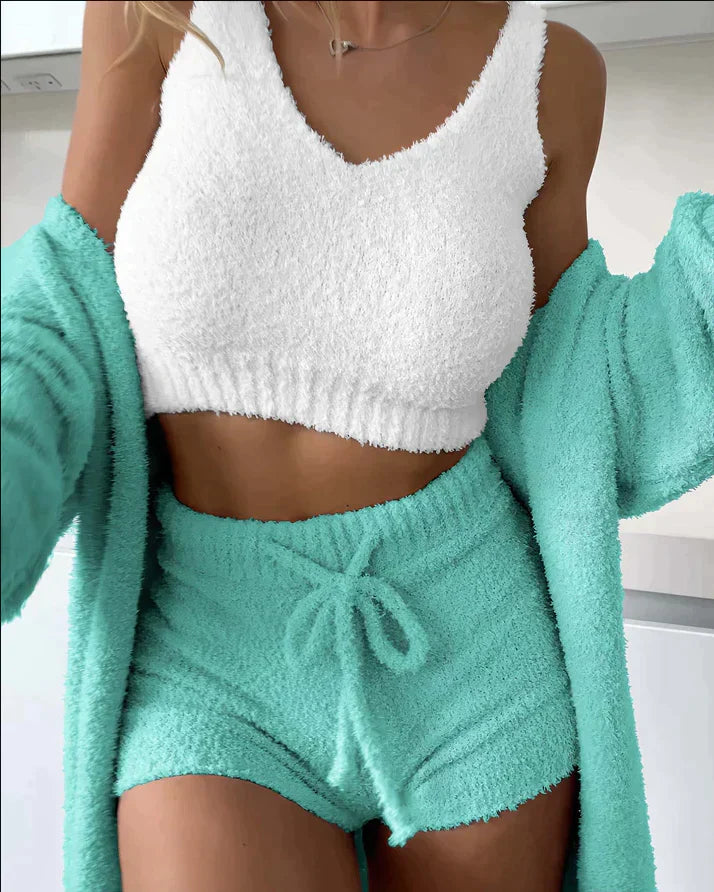 OLIVIA: Gemütliches Strickset (3-teilig)