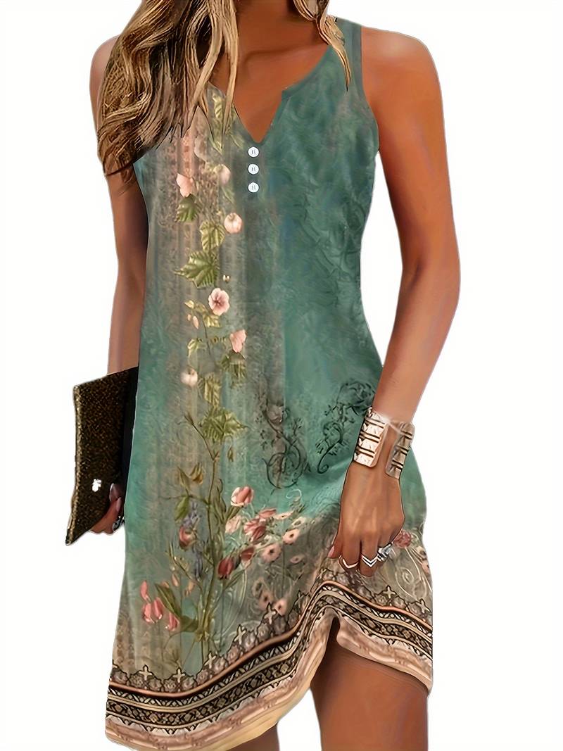 Tassiane Sommerkleid ohne Ärmel
