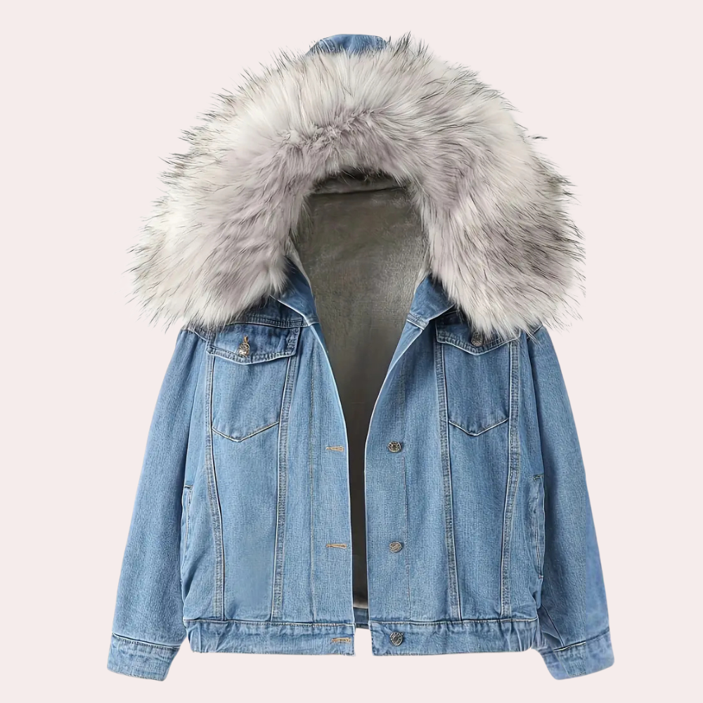 Krohn-e | Elegante Winter-Jeansjacke für Damen