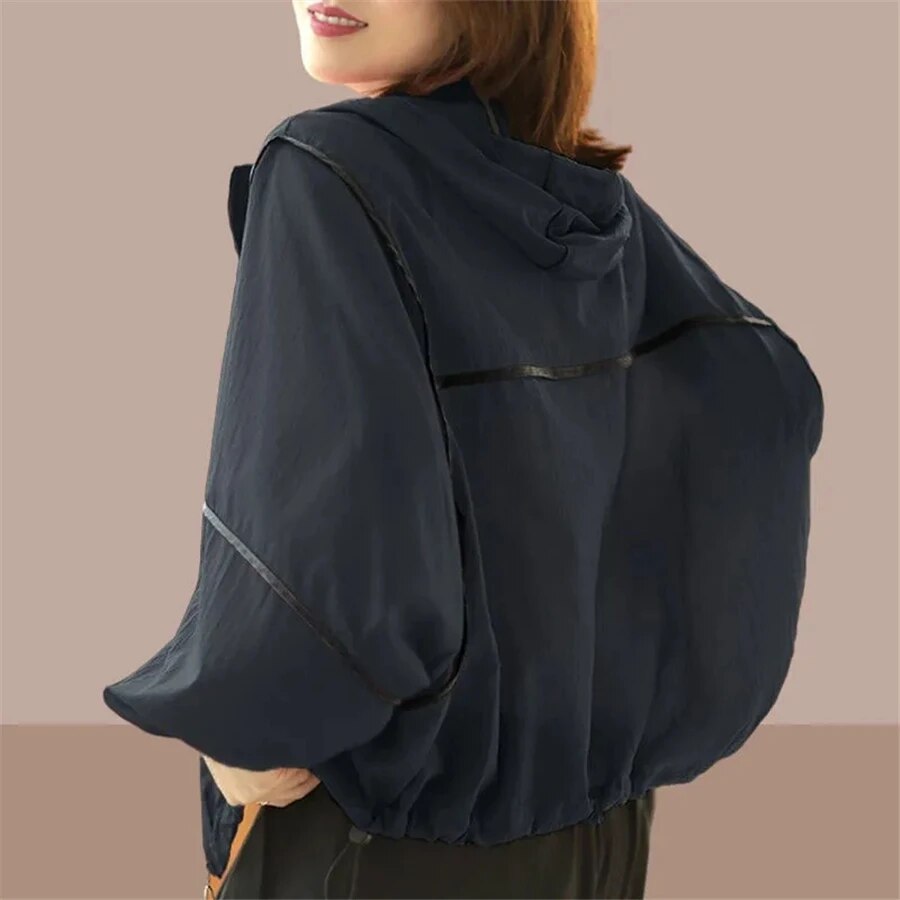 Krohn-e | Sommerjacke mit Belüftetem Kapuze
