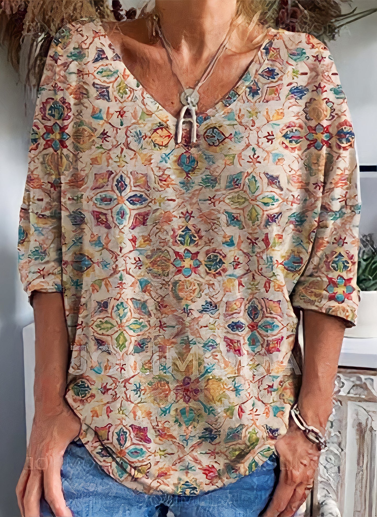 Modernes, bequemes Sommerhemd – Magdalena