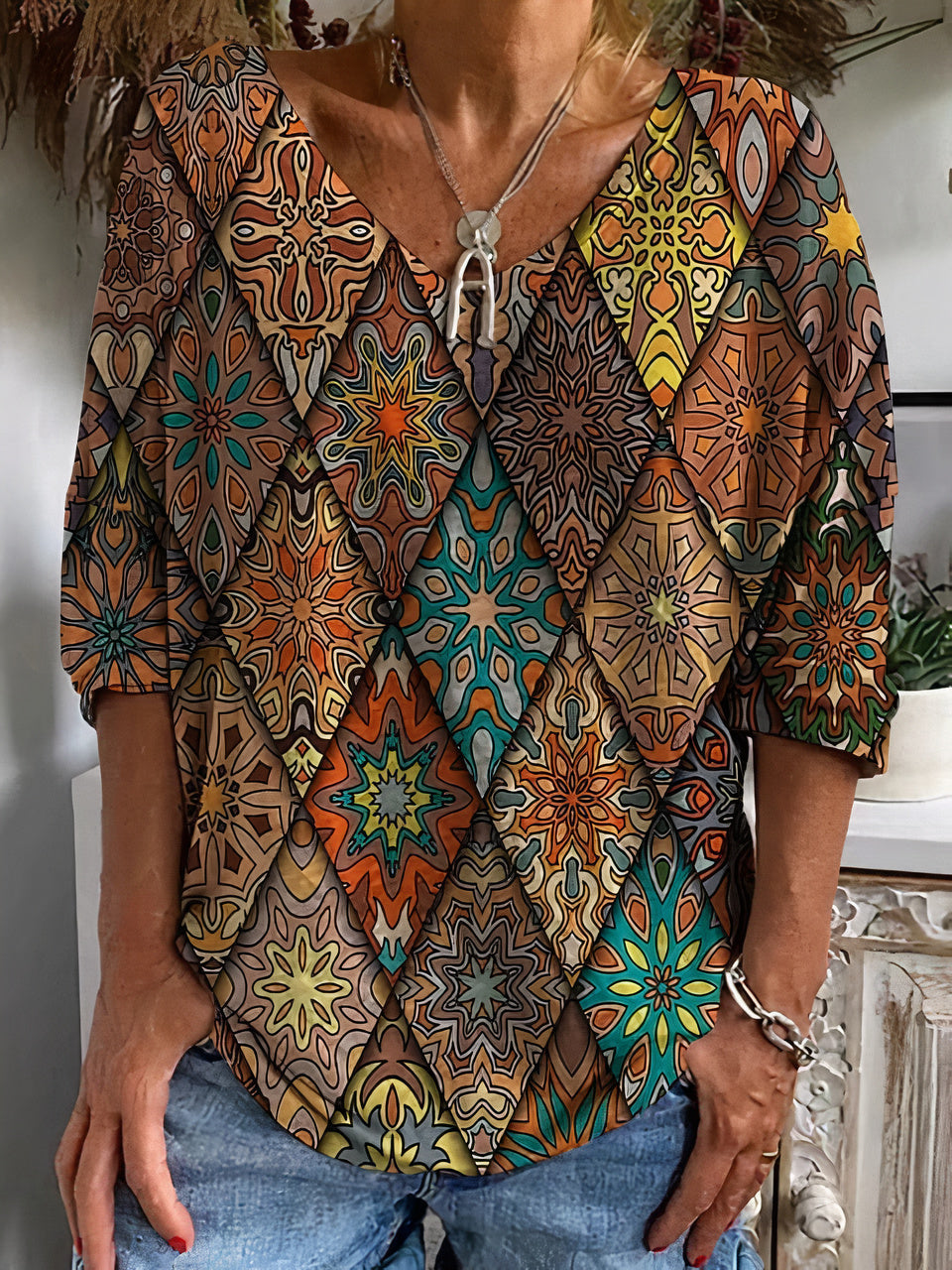 Modernes, bequemes Sommerhemd – Magdalena