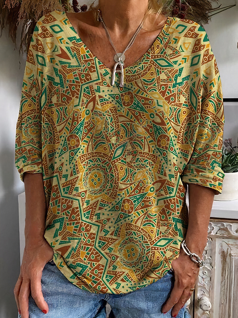 Modernes, bequemes Sommerhemd – Magdalena