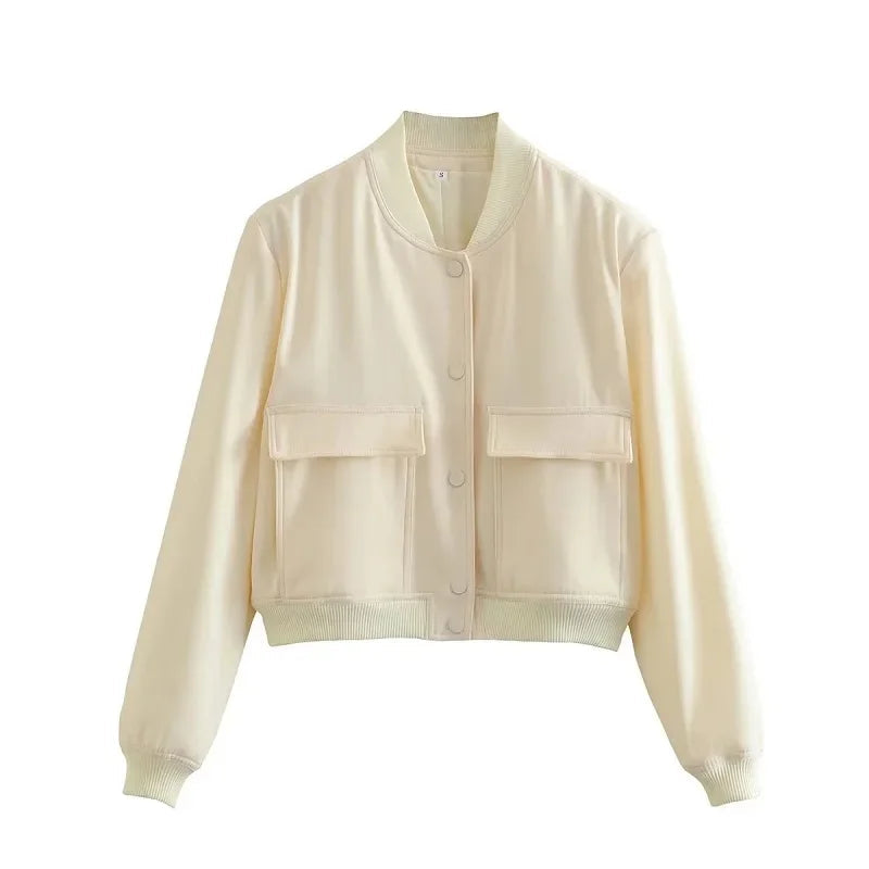 Hannelore: Modern Warm Baseball Jacket