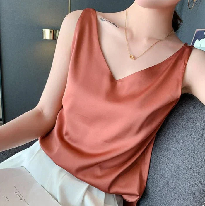 Seidig weiches, elegantes und luftiges Damen-Tanktop von Fudus