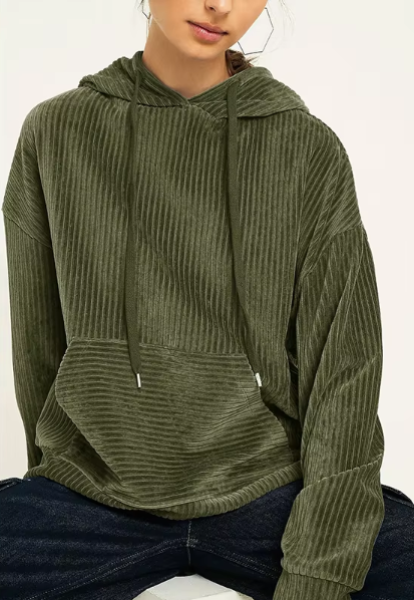 Krohn-e | Hoodie - Unisex Herbst Kord Sweatshirt
