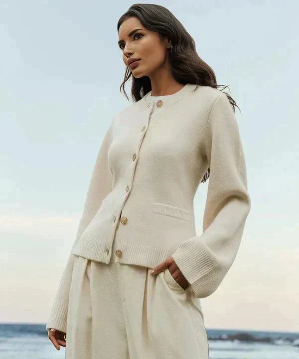 Krohn-e | Stilvolle Gestrickte Weiche Strickjacke