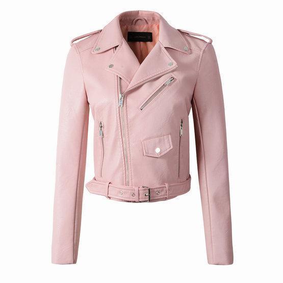 Krohn-e | Bikerjacke mit Reißverschluss Klassisch