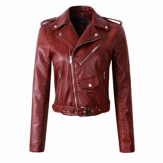 Krohn-e | Bikerjacke mit Reißverschluss Klassisch