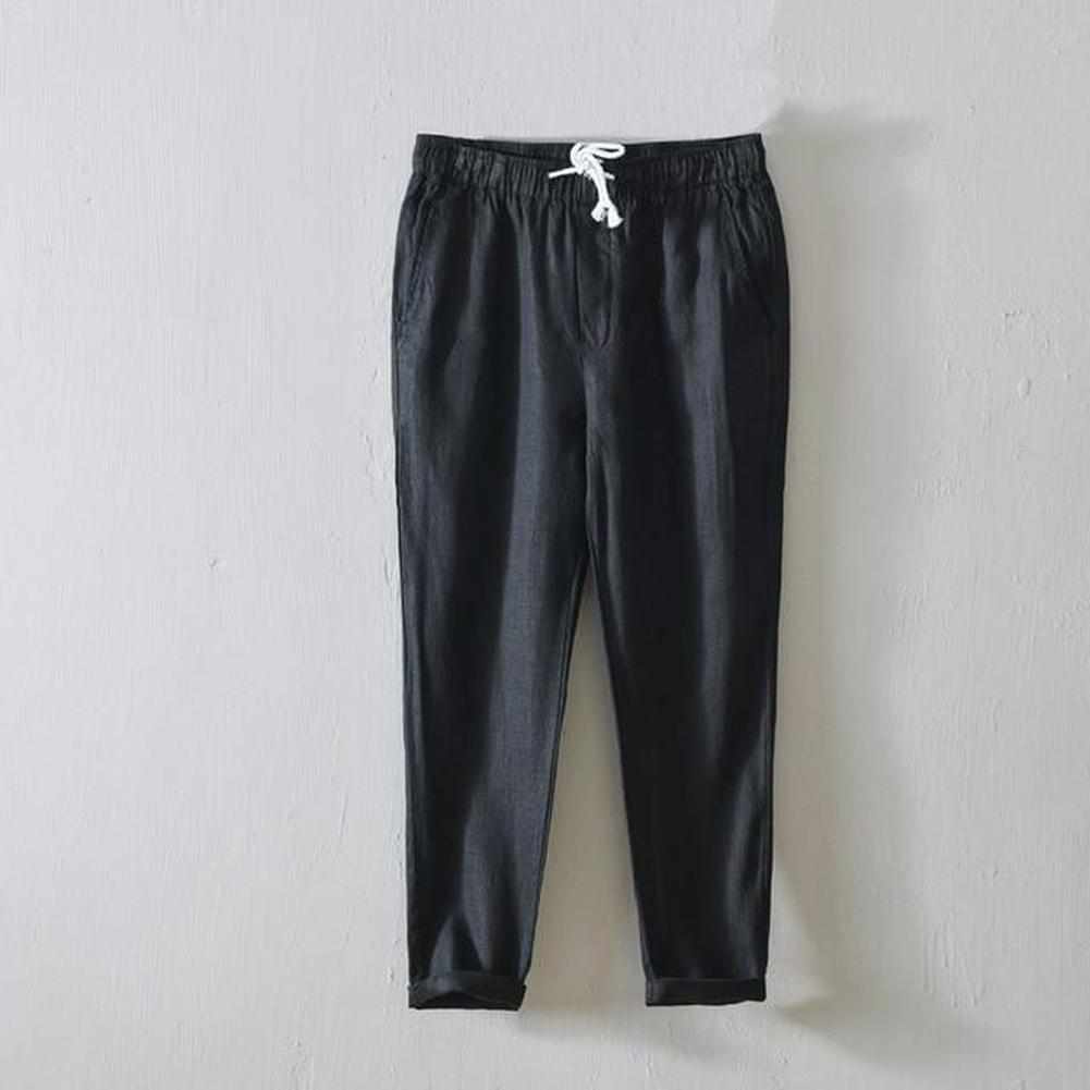 Relaxed Linen Trousers, Hyacinth North Royal