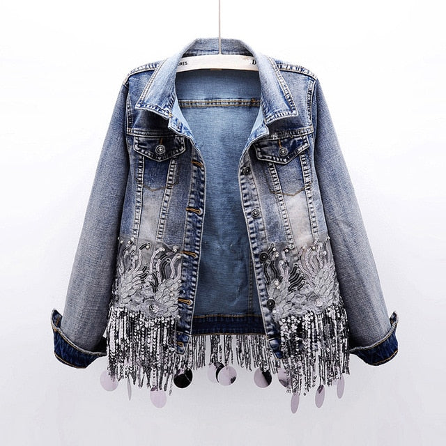 Krohn-e | Lauf Durch Es Denimjacke