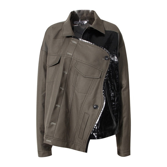 Krohn-e | Ich werde nicht brechen asymmetrische Jacke
