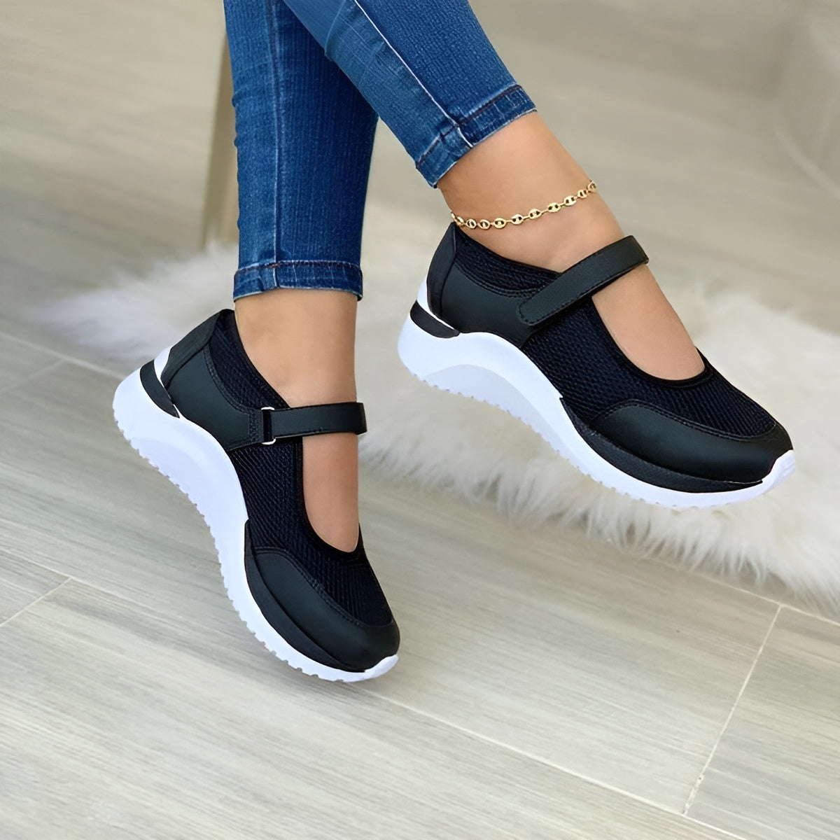 Komfortable und stabile orthopädische Sandalen für Damen