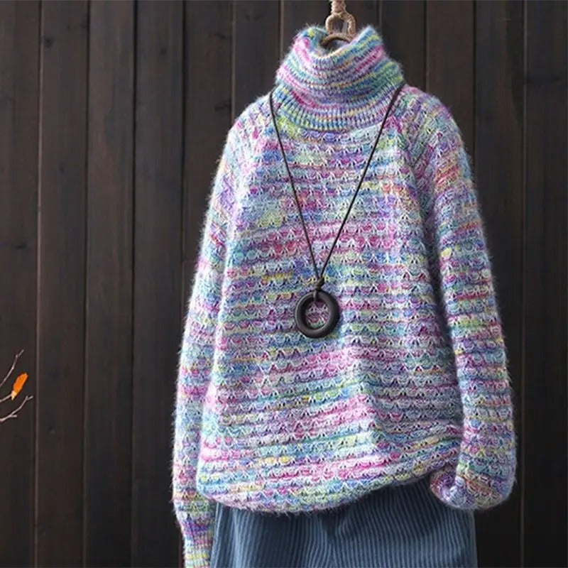 Krohn-e | Lässiger Gestrickter ModePullover