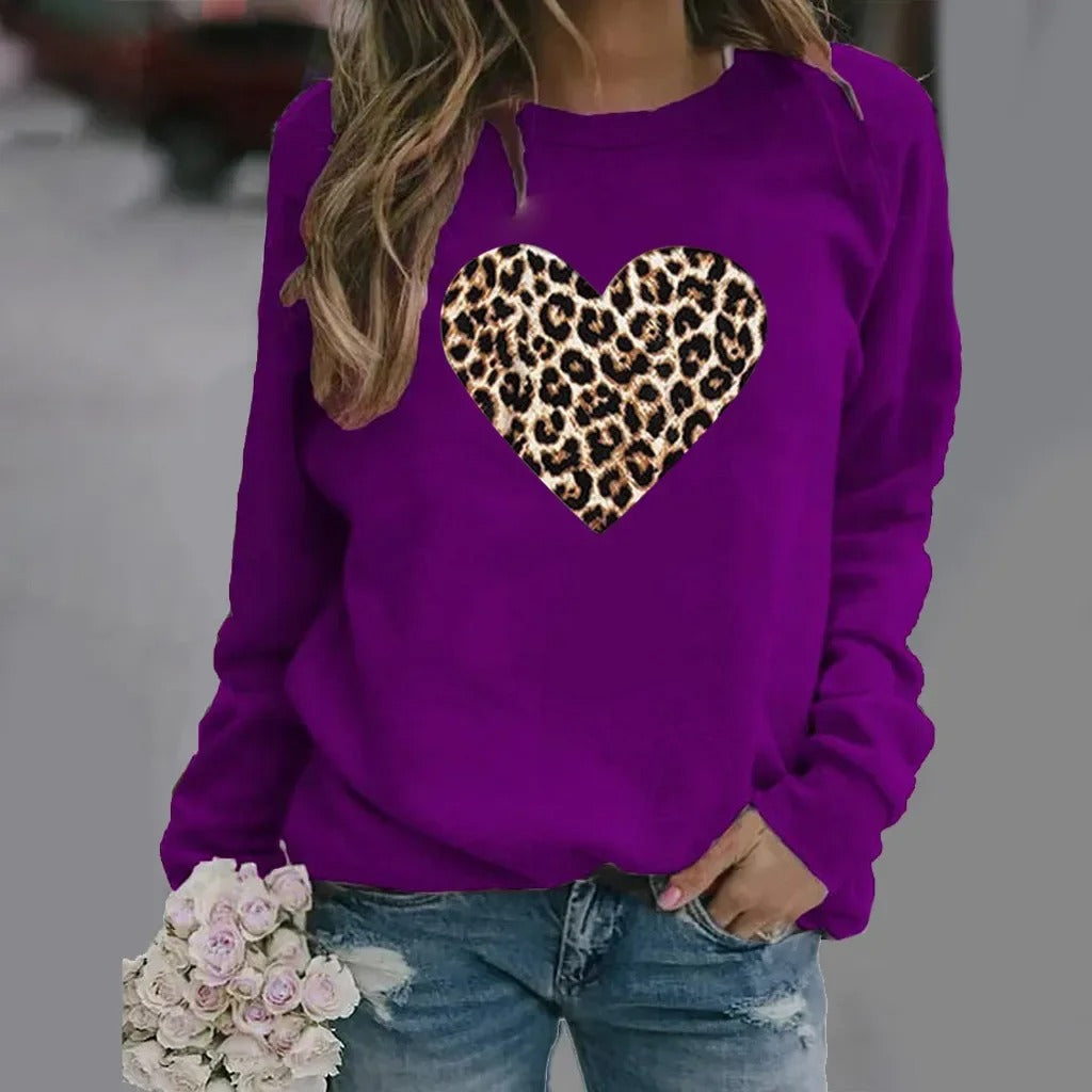 Krohn-e | Damen Rundhals Pullover mit Tiermotiven