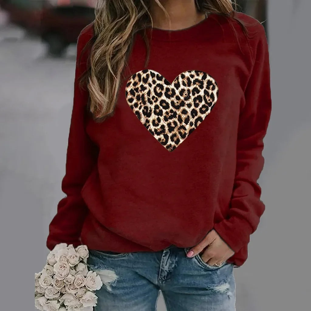 Krohn-e | Damen Rundhals Pullover mit Tiermotiven