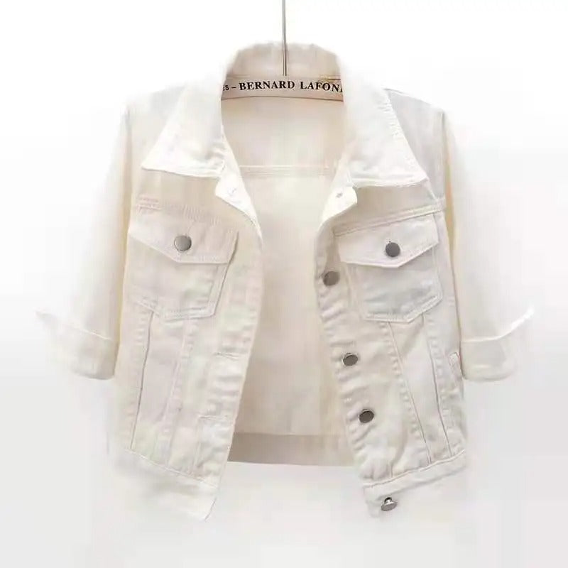 Krohn-e | Damen Jeansjacke mit Klassischer Passform