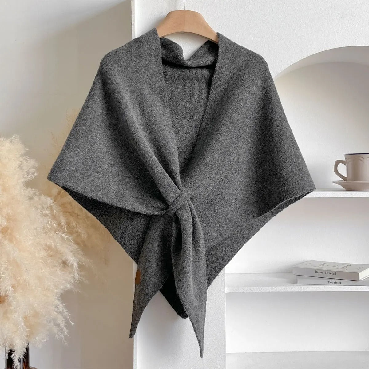 KROHN-E Damen Herbst-Schal weiche Textur vielseitiges Design