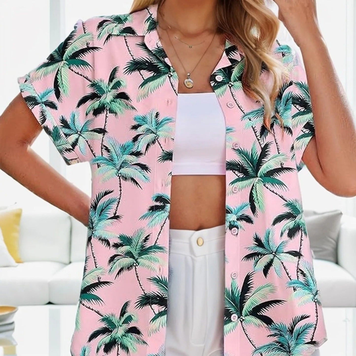 Athena Hawaiian Tropical Beach Shirts