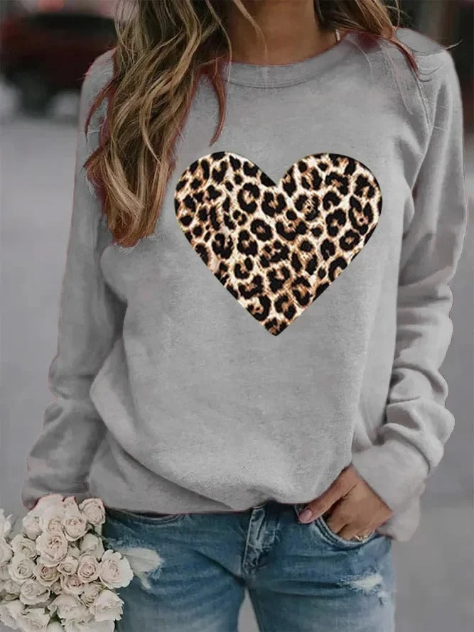 Krohn-e | Damen Rundhals Pullover mit Tiermotiven